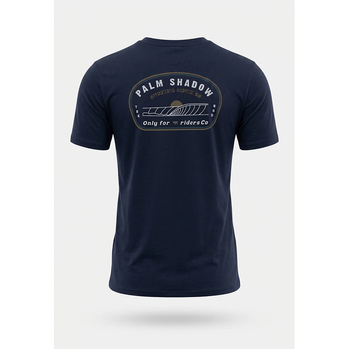 Polera Básica Hombre Azul 2
