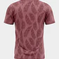 Polera Hojas Hombre Burdeo - Miniatura 2