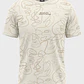 Polera Hojas Hombre Beige - Miniatura 1