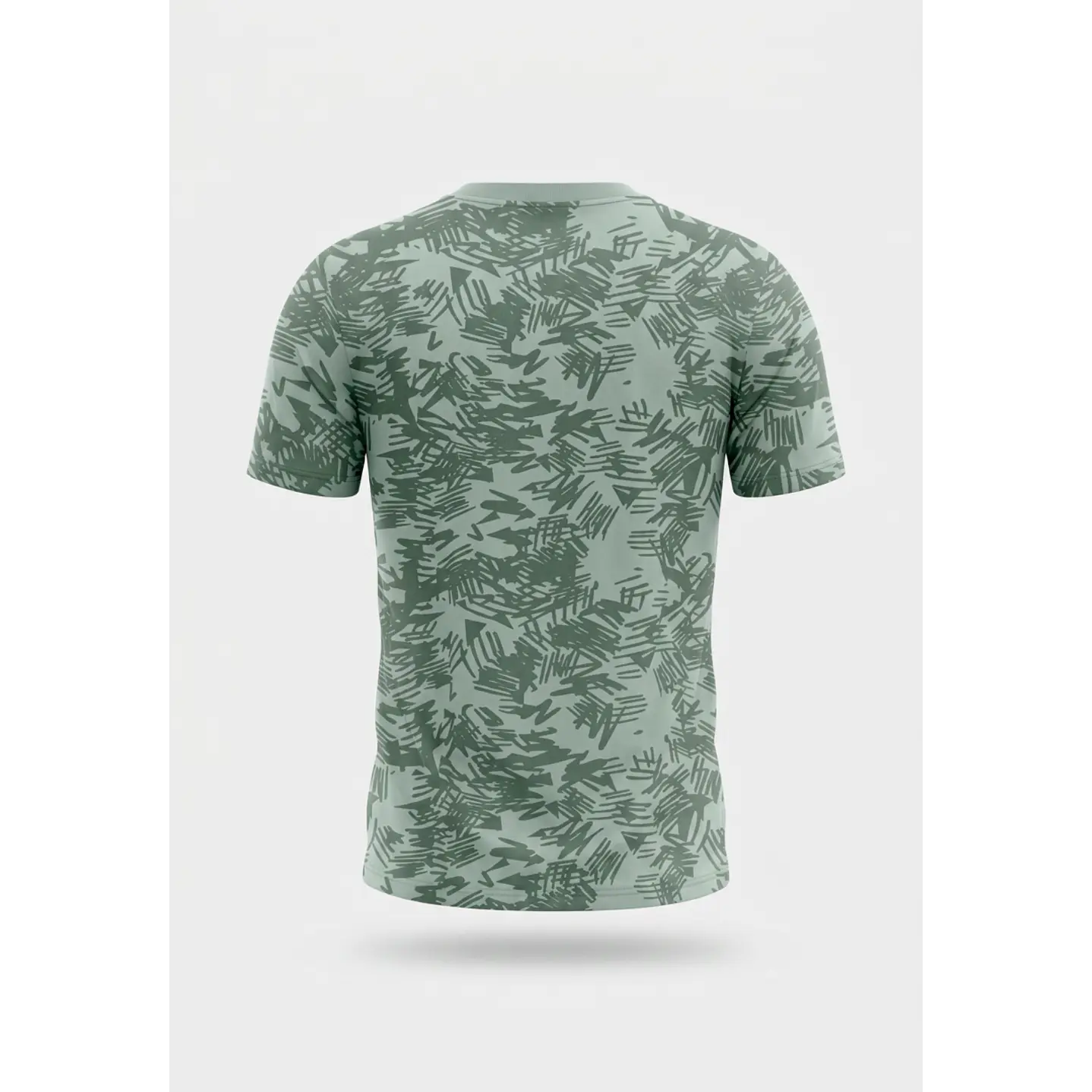 Polera Hojas Hombre Verde 2