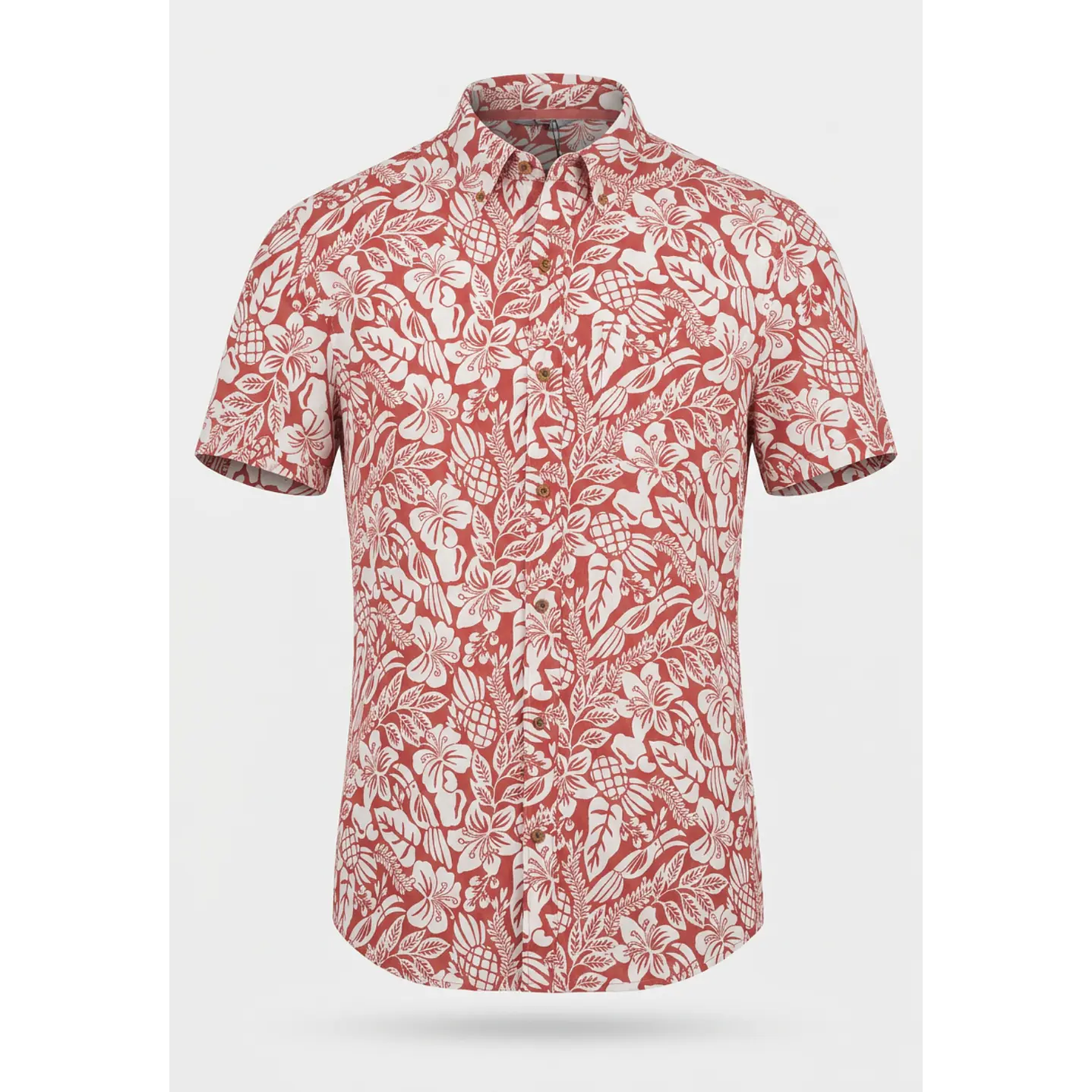 Camisa Resort Hombre Rojo 1