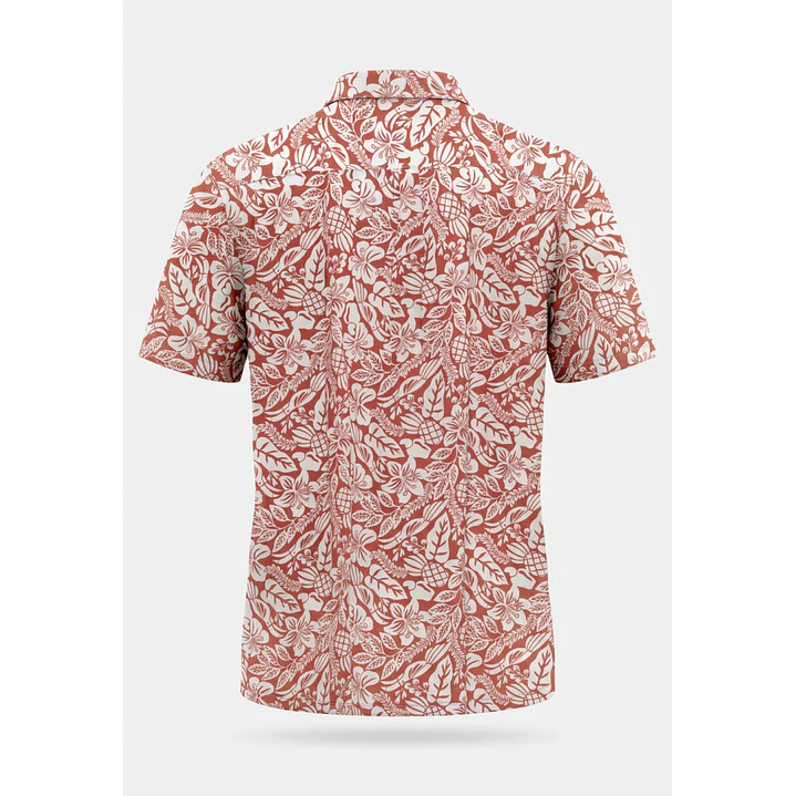 Camisa Resort Hombre Rojo 2