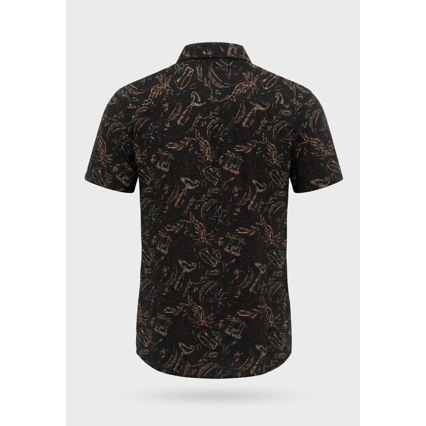 Camisa Resort Hombre Negro 2