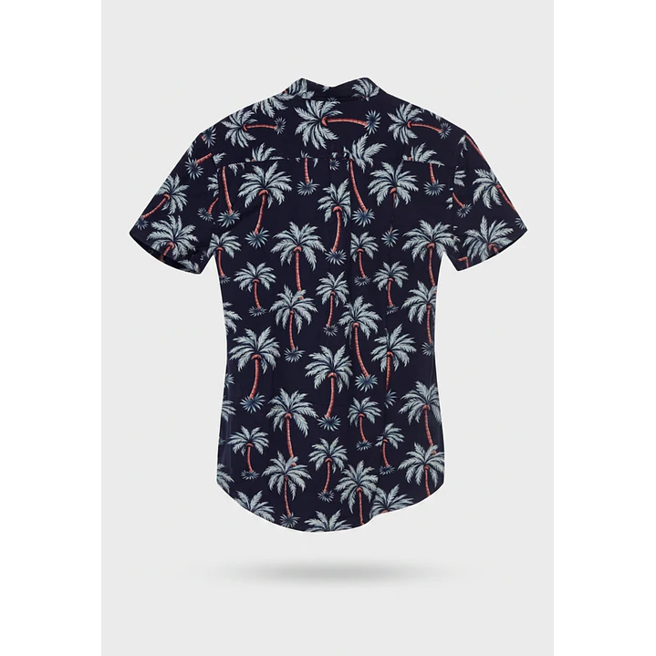 Camisa Resort Hombre Azul 1