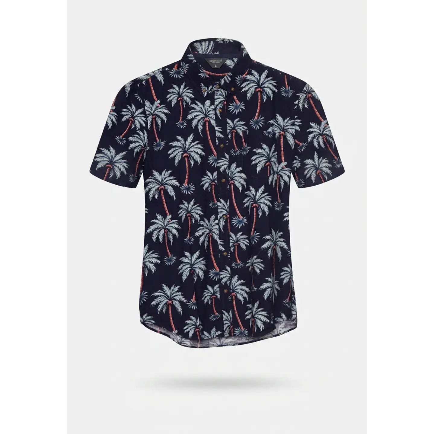 Camisa Resort Hombre Azul 2