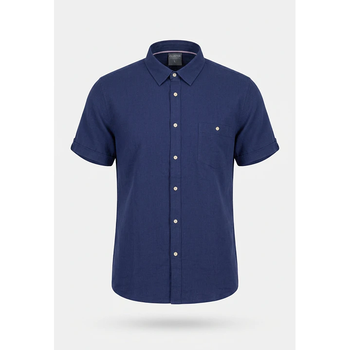 Camisa Hombre Azul 1