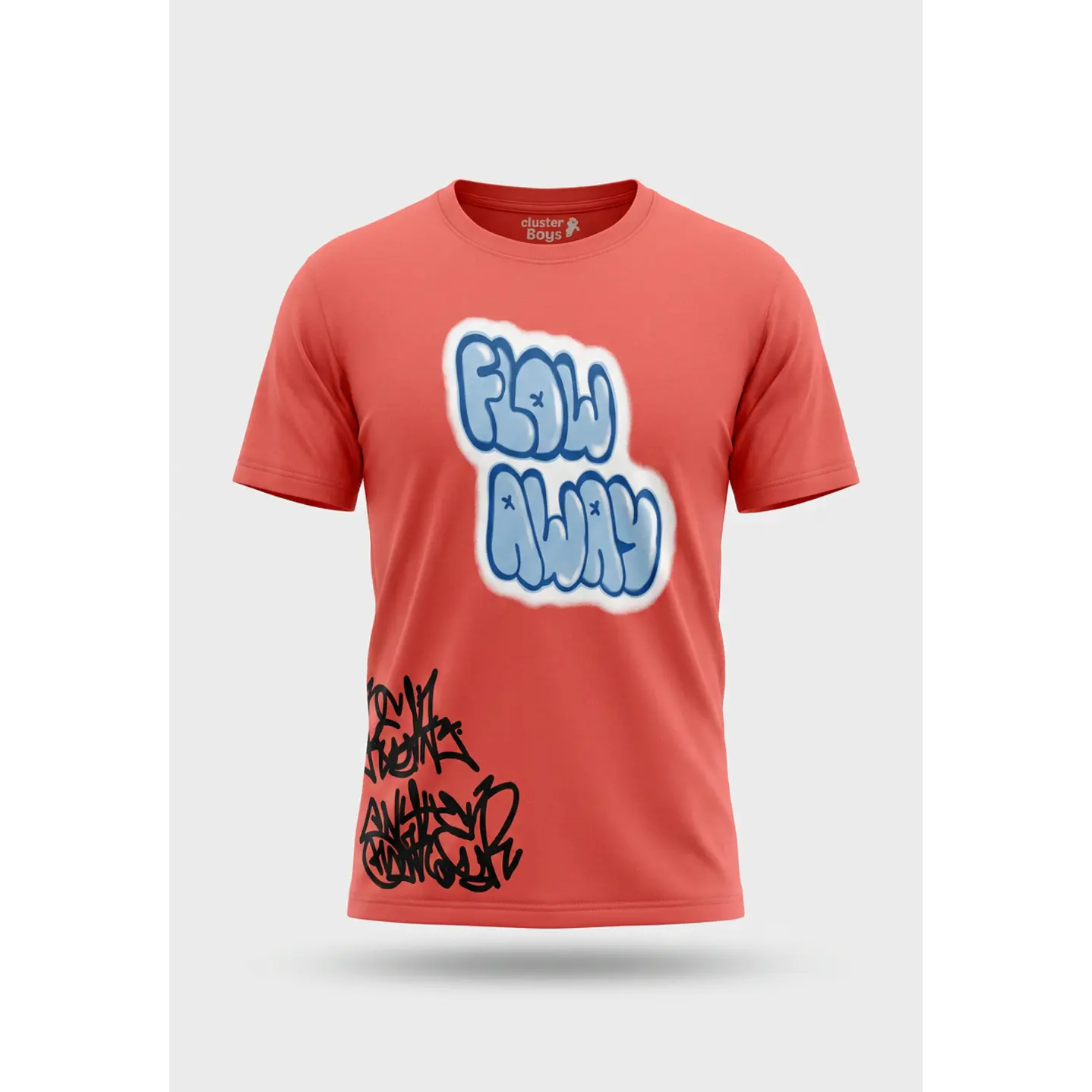 Polera Flow Niño Naranja 1