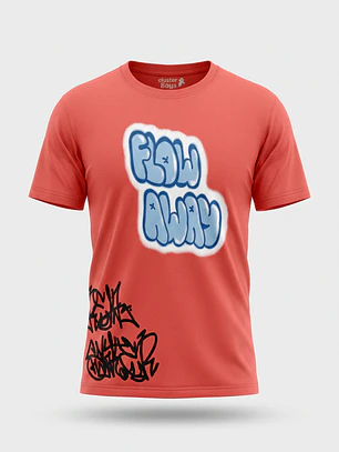 Polera Flow Niño Naranja