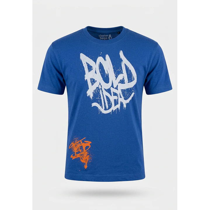 Polera Bold Niño Azul 1