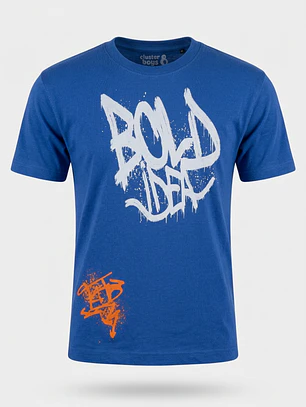 Polera Bold Niño Azul