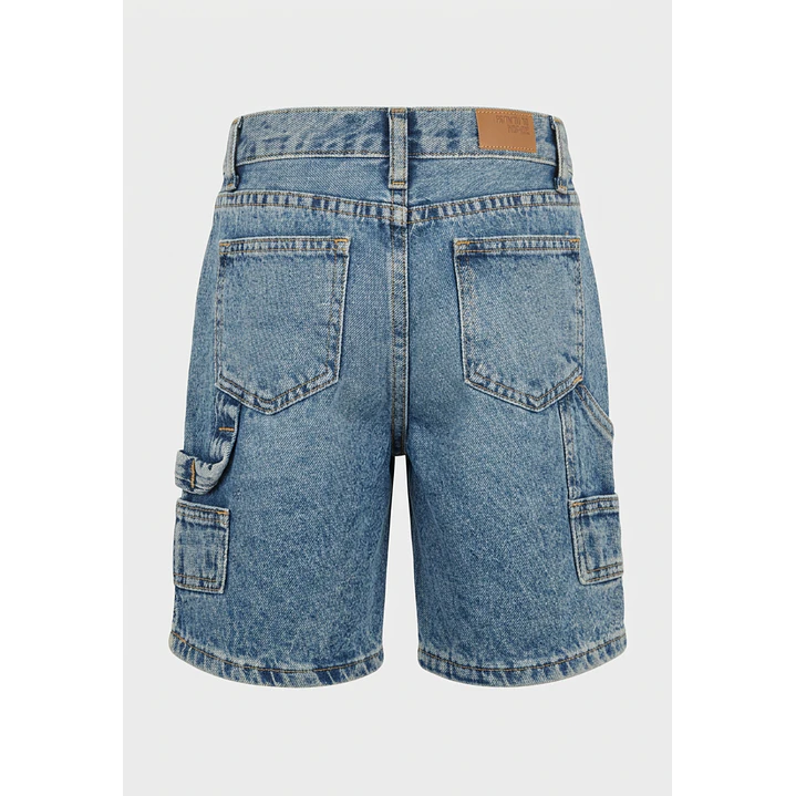 Bermuda Denim Carpintero Niño Azul 2