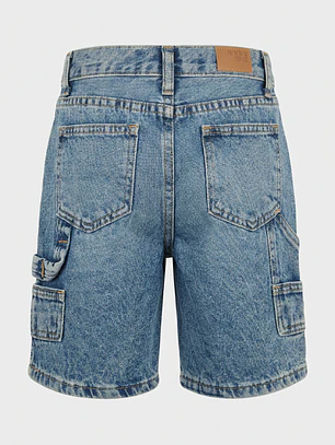 Bermuda Denim Carpintero Niño Azul