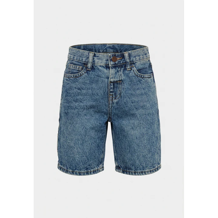 Bermuda Denim Carpintero Niño Azul 1