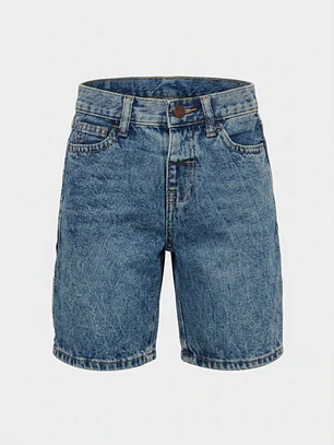 Bermuda Denim Carpintero Niño Azul