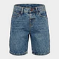 Bermuda Denim Carpintero Niño Azul - Miniatura 1