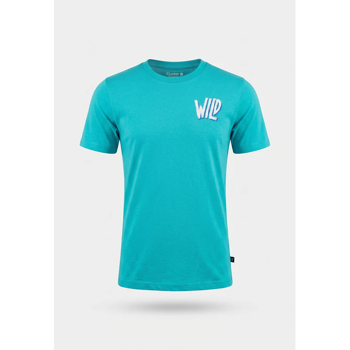 Polera Wild Niño Turquesa 2