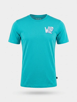 Polera Wild Niño Turquesa
