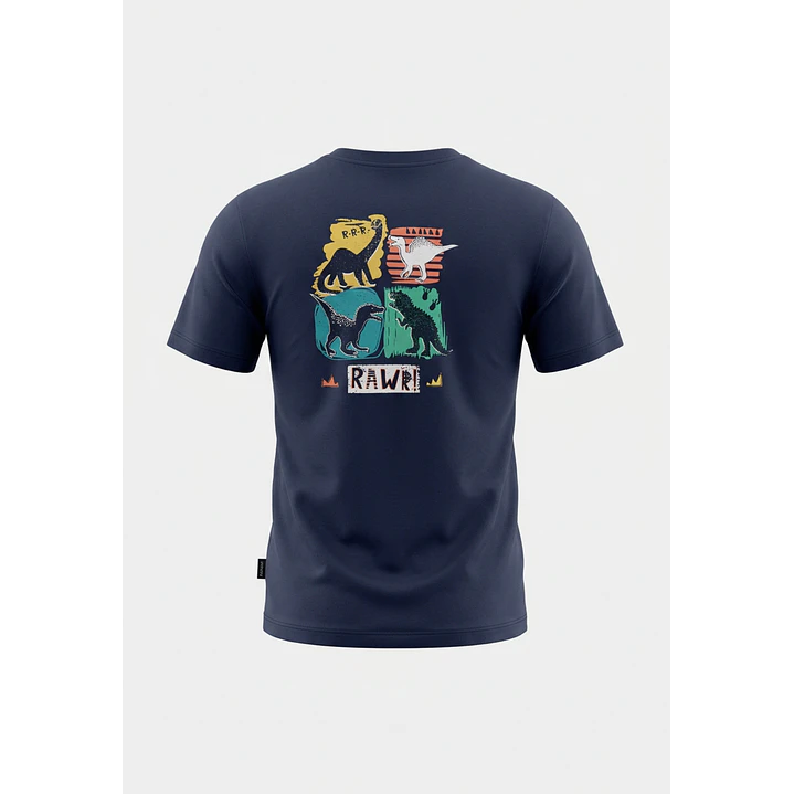 Polera Rawr! Niño Azul 1