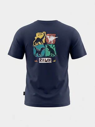 Polera Rawr! Niño Azul