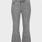 Jeans Tachas Flare Niña Gris - Miniatura 1