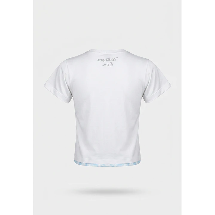 Polera Dog Niña Blanco 2