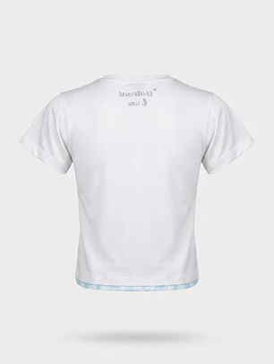Polera Dog Niña Blanco