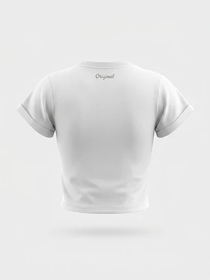 Polera Capibara Niña Blanco