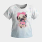 Polera Dog Niña Blanco - Miniatura 1