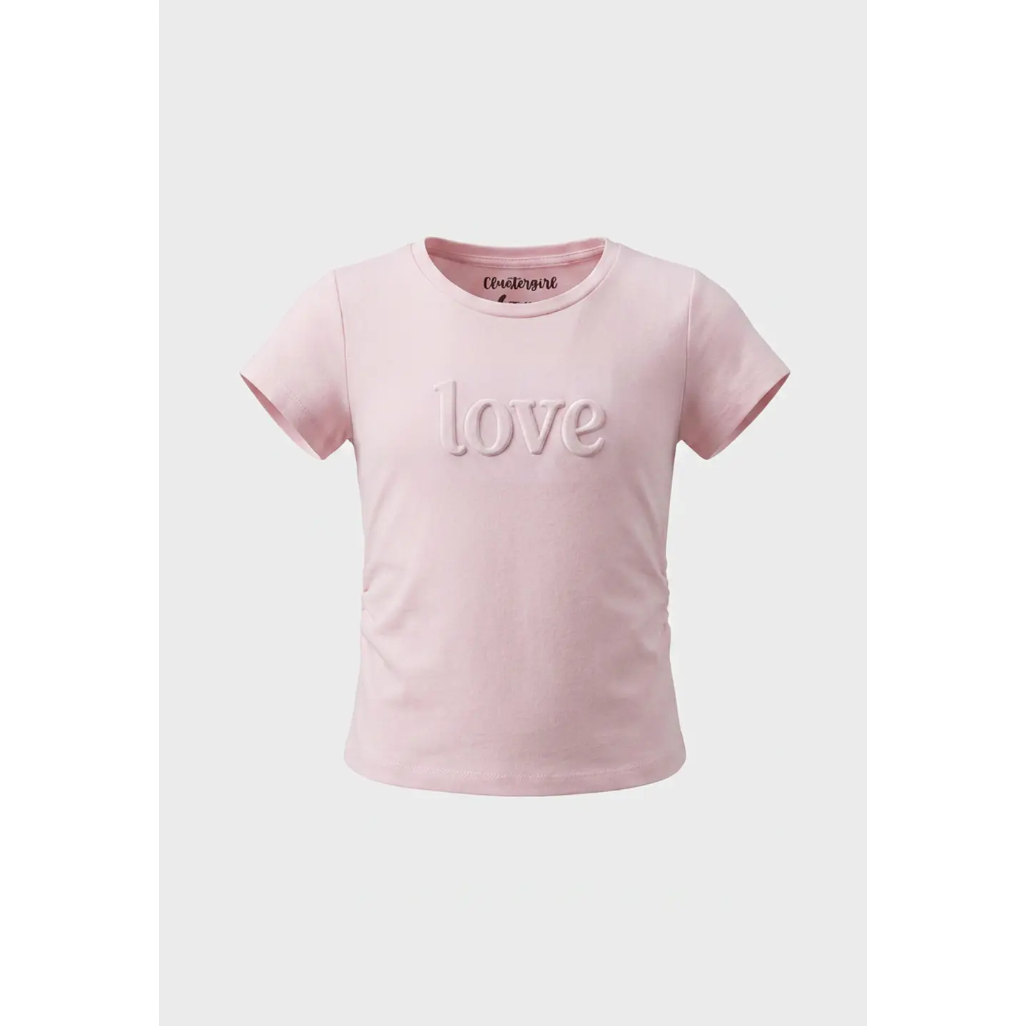 Polera Love Niña Rosado 1