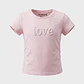 Polera Love Niña Rosado - Miniatura 1