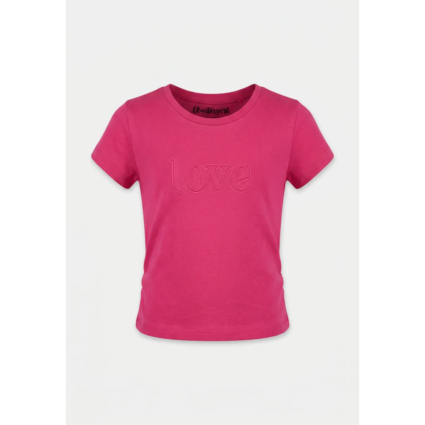 Polera Love Niña Fucsia 1