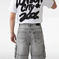 Bermuda Denim Baggy Hombre Gris - Miniatura 4