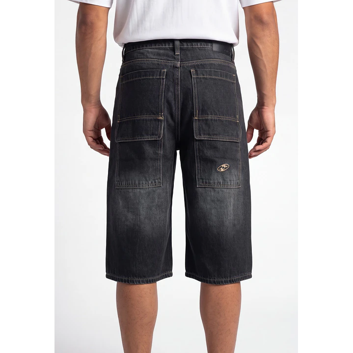 Bermuda Denim Skater Hombre Azul 3
