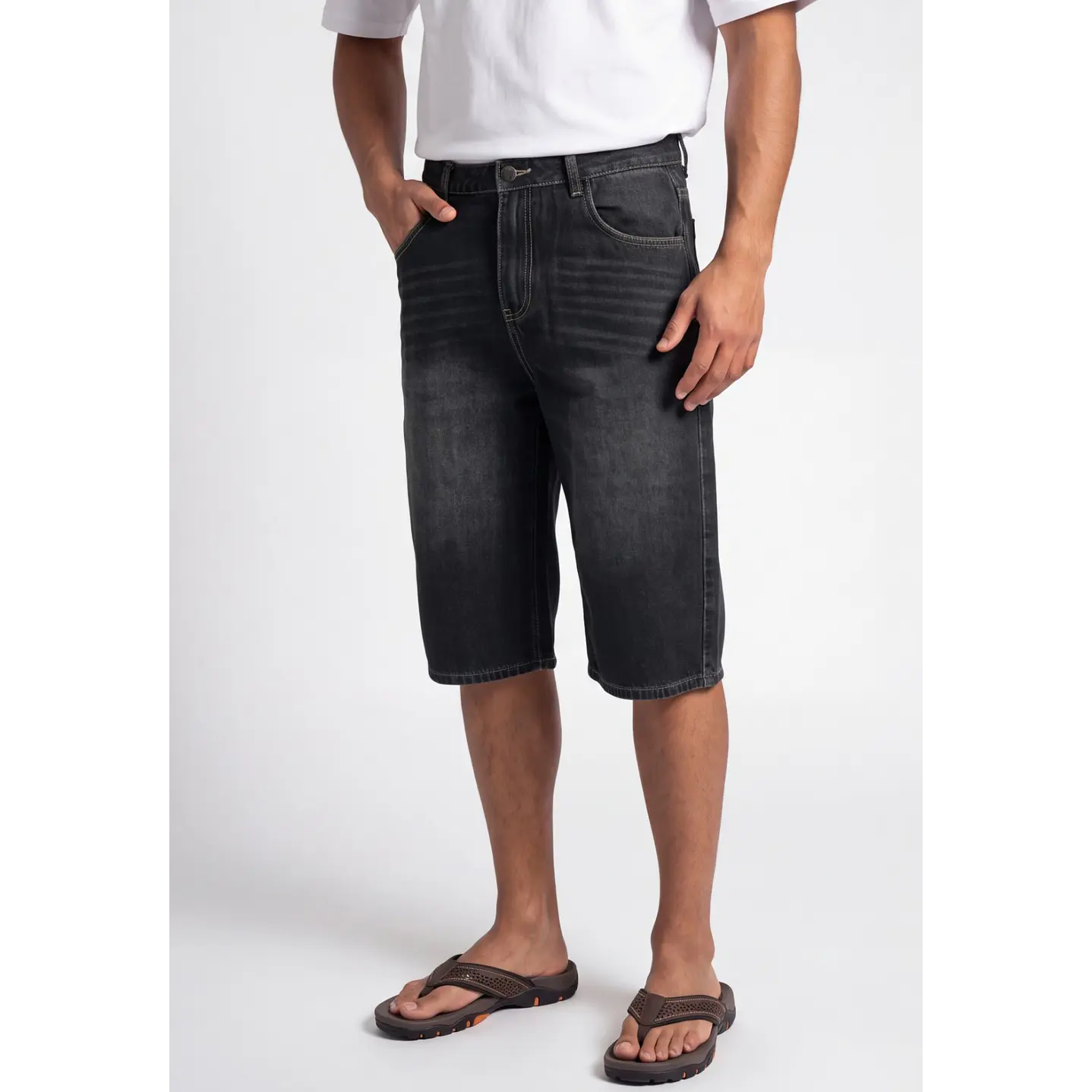 Bermuda Denim Skater Hombre Azul 1