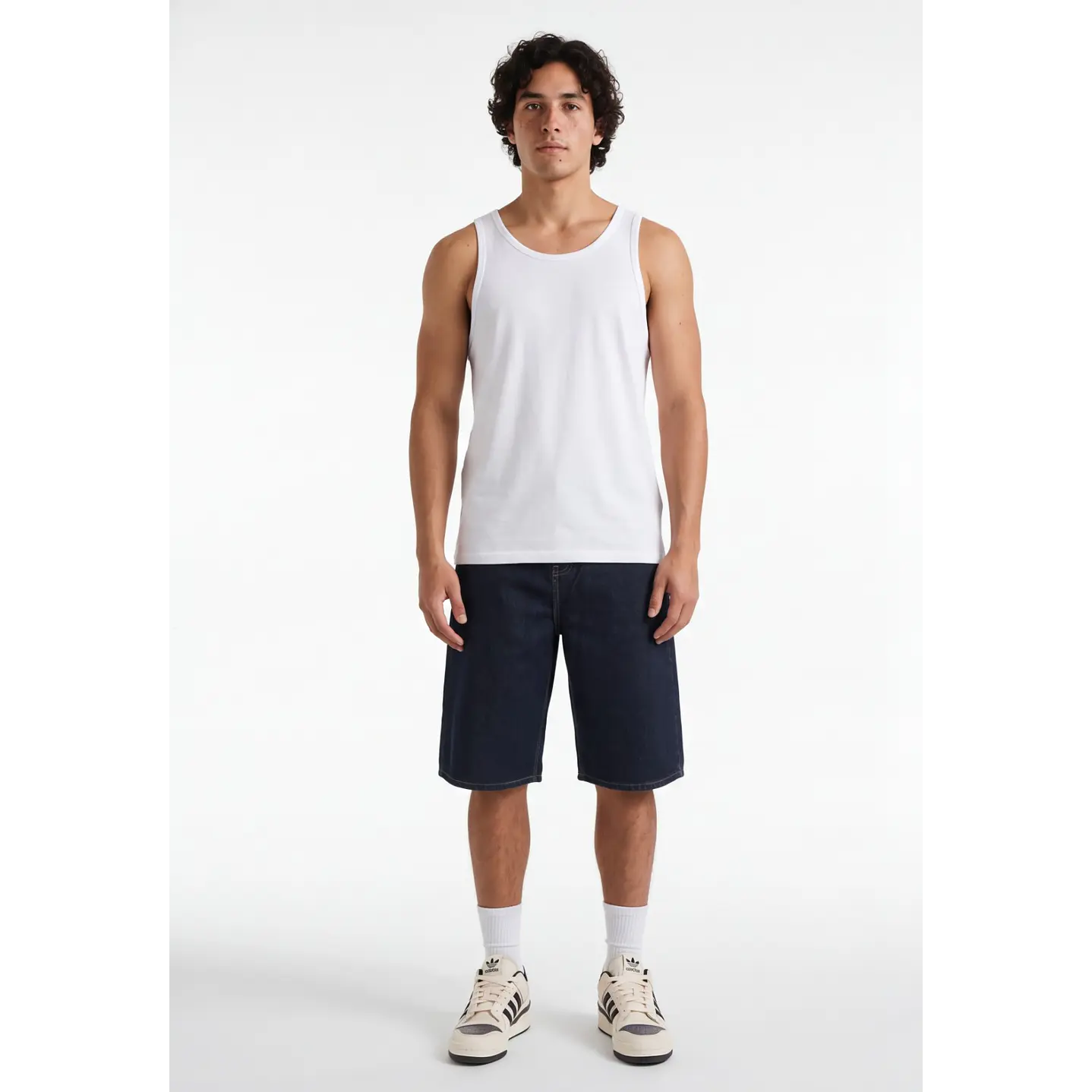Bermuda Raw Hombre Azul 2