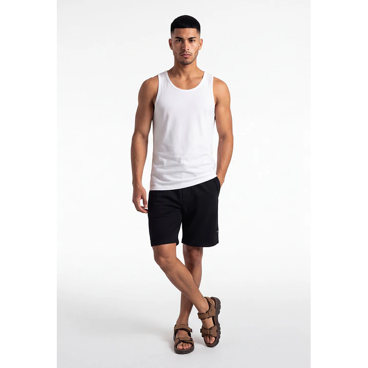 Bermuda Básico Hombre Negro 3