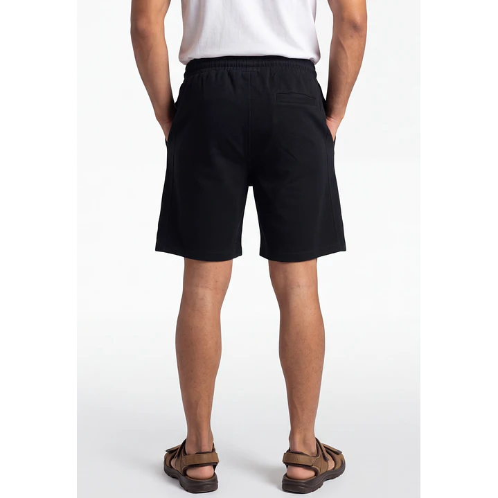 Bermuda Básico Hombre Negro 2