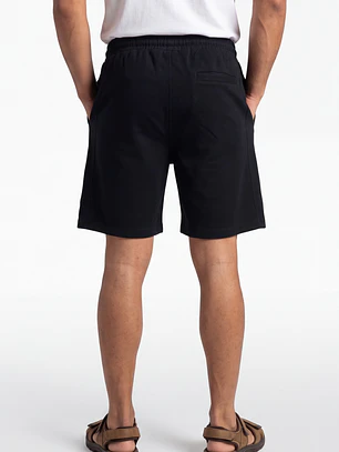 Bermuda Básico Hombre Negro