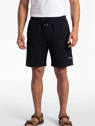 Bermuda Básico Hombre Negro