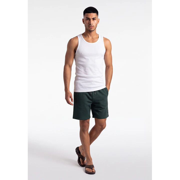 Bermuda Básico Hombre Verde 3