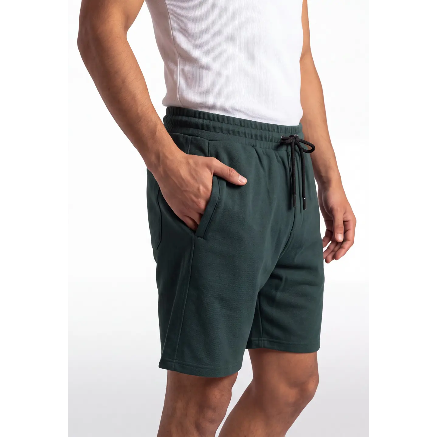Bermuda Básico Hombre Verde 4