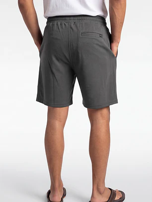 Bermuda Básico Hombre Gris