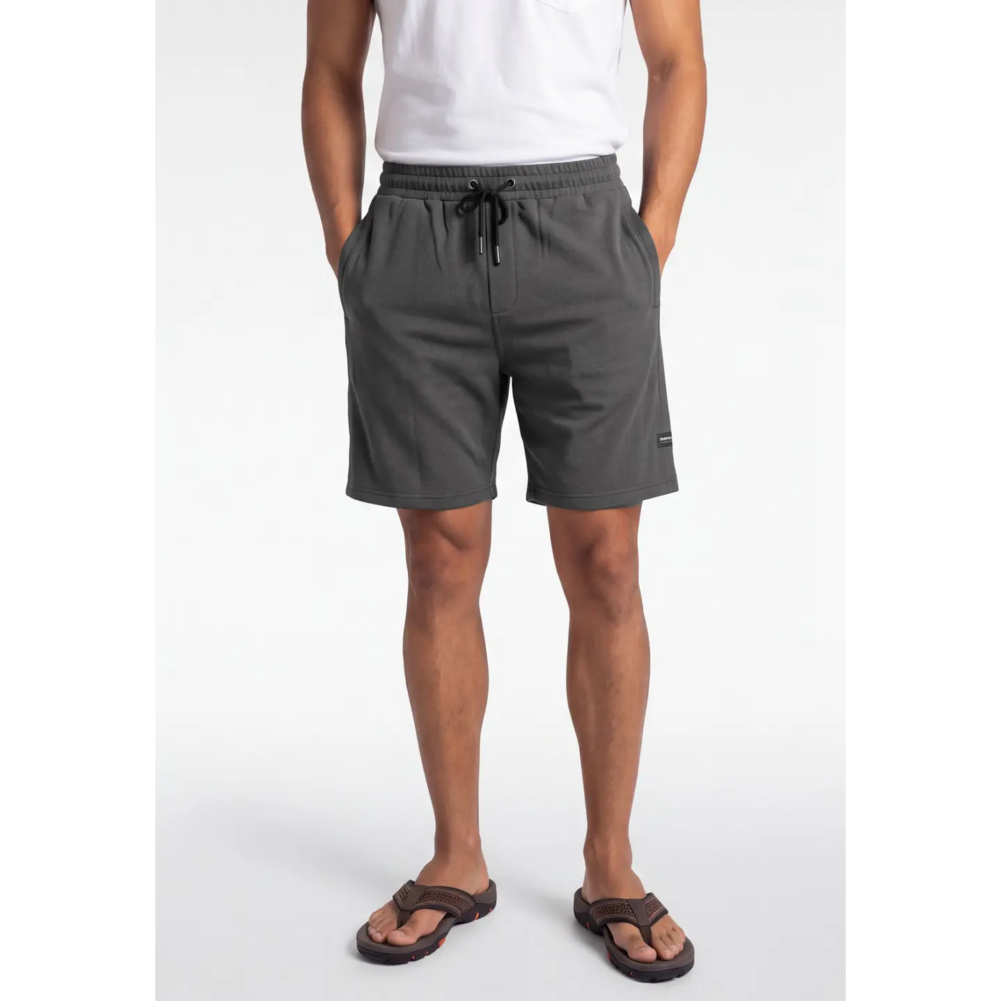 Bermuda Básico Hombre Gris 1