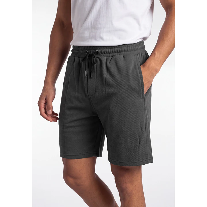 Bermuda Básico Hombre Gris 4