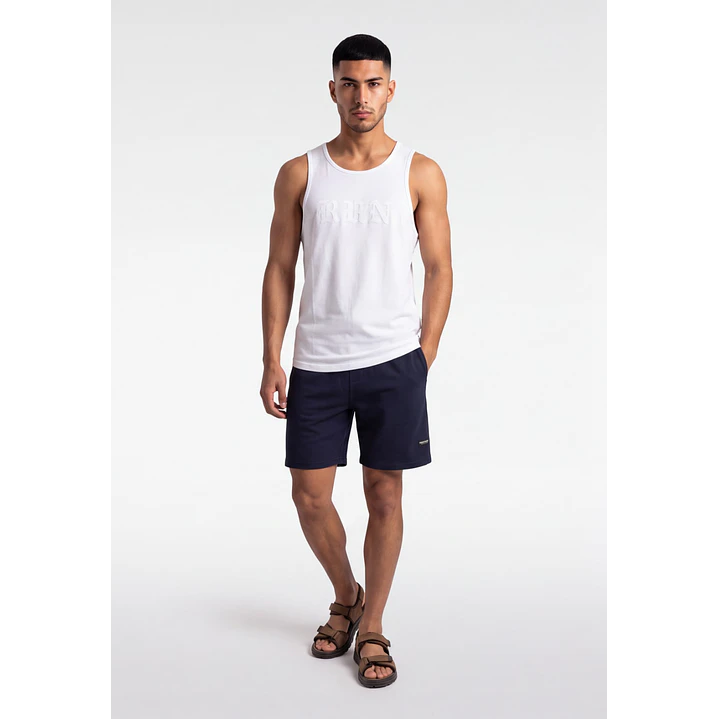 Bermuda Básico Hombre Azul 3