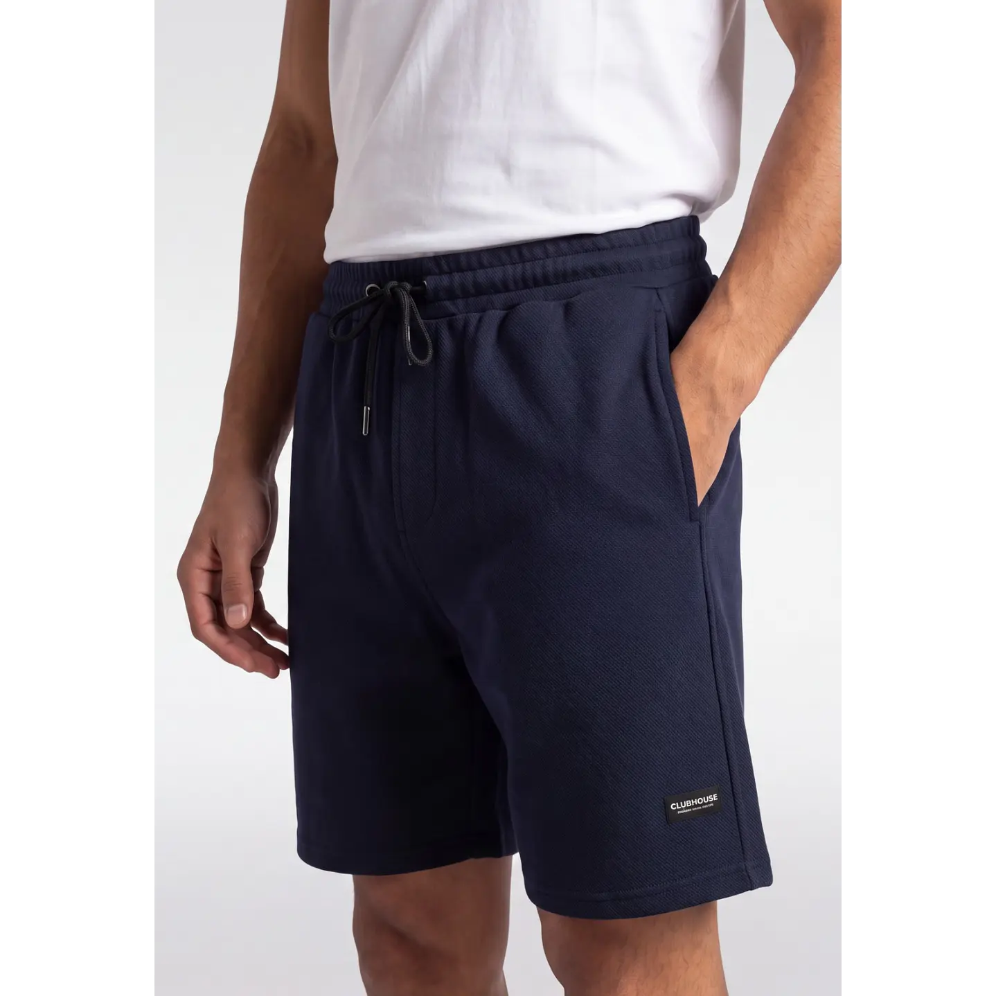 Bermuda Básico Hombre Azul 4