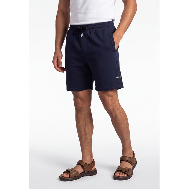 Bermuda Básico Hombre Azul 1