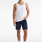 Bermuda Denim Elasticado Hombre Azul - Miniatura 3