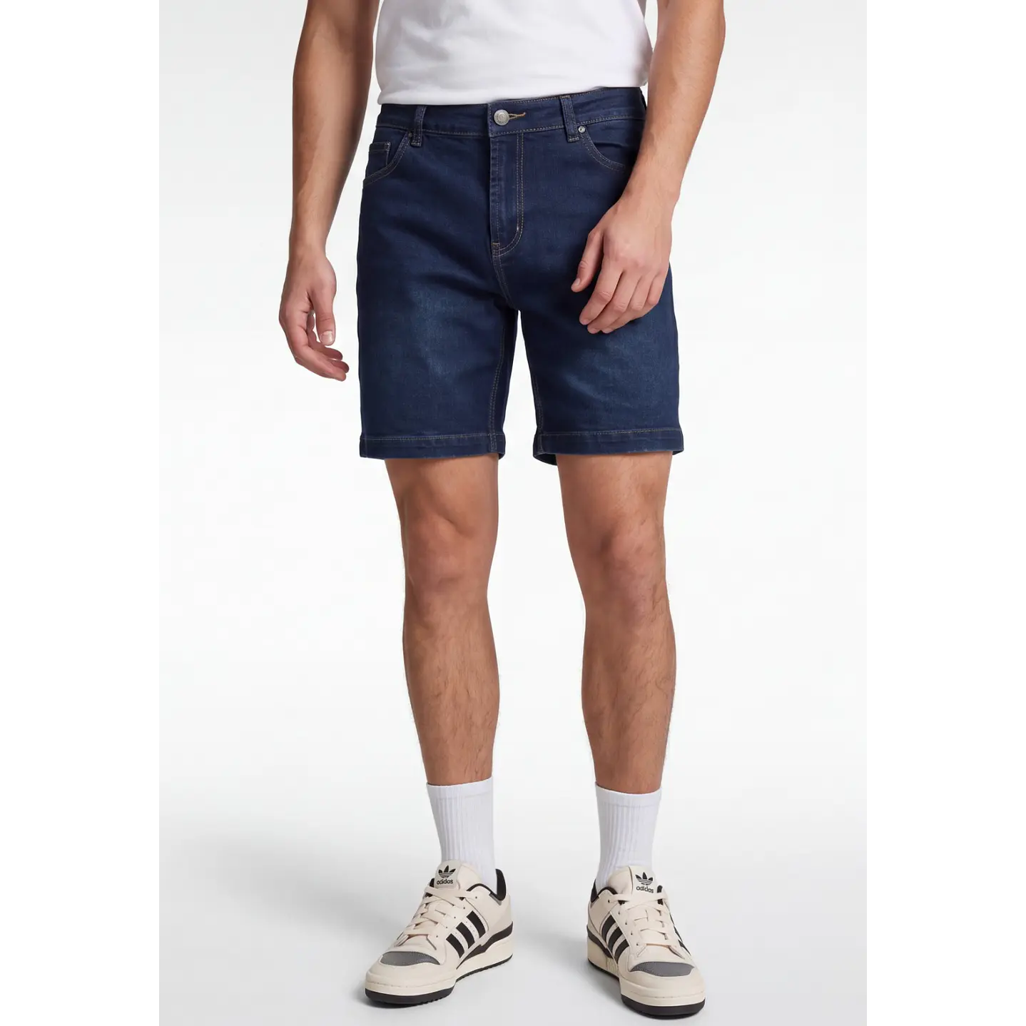 Bermuda Denim Elasticado Hombre Azul 1