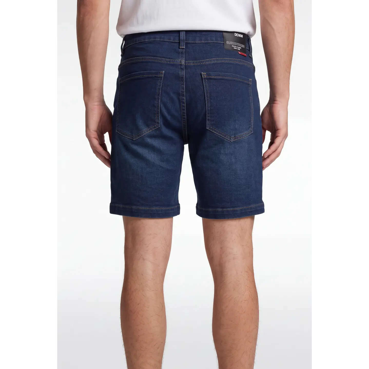 Bermuda Denim Elasticado Hombre Azul 2